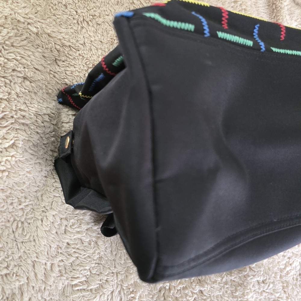 Valentino Rossa Nylon Triple Compartment Tote. NWOT - Picture 10 of 16